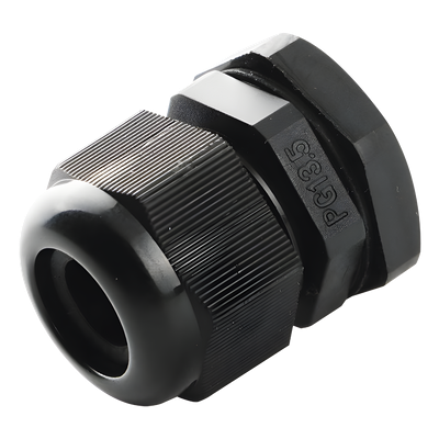 TXG-PG16-BK - Conector Tipo Glándula / IP67 / Cable 10-14 mm / Rosca 22 mm (7/8') / Plástico Negro