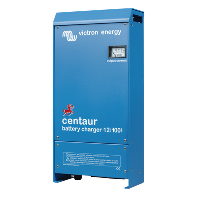 CC12/100 - Cargador de Baterías / 12V / 100A / 90-265V Entrada Universal / 3 Salidas Aisladas / Uso Marino y Terrestre / 240-600 Ah
