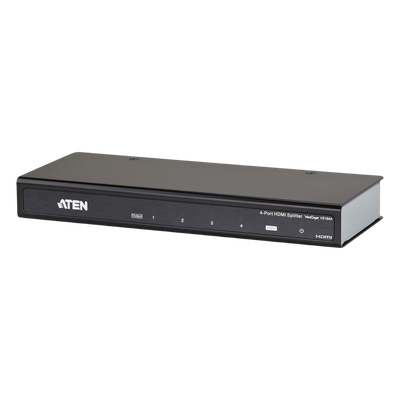 VS184A - Splitter HDMI / 1 Entrada x 4 Salidas / 4K UHD @ 60 Hz / HDCP 2.2 / HDR 4:4:4 / 10.2 Gbps / EDID Automático