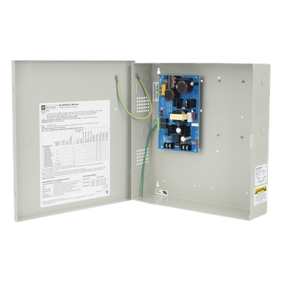 AL-400-ULX - Fuente de Alimentación / Salida Seleccionable 12 VDC @ 4 A o 24 VDC @ 3 A / 96.6 W / Entrada 115 VCA / Cargador de Batería Integrado / Regulación Electrónica