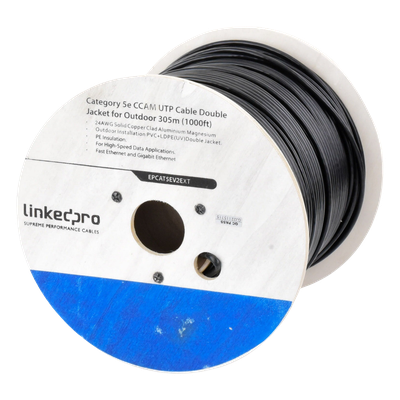 EP-CAT-5E-V2-EXT - LinkedPRO EP-CAT-5E-V2-EXT cable de red Negro 305 m Cat5e
