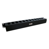TH-ORG-1UR - Organizador de Cables Horizontal / 19" / 1UR / Acero Calibre 18 (1.21 mm) / Profundidad 64 mm