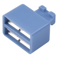 SMBC-2-6 - Clip de Puente / 1 Par / Regletas S66 / Enchufes SA-1 / Color Azul / Plástico Resistente