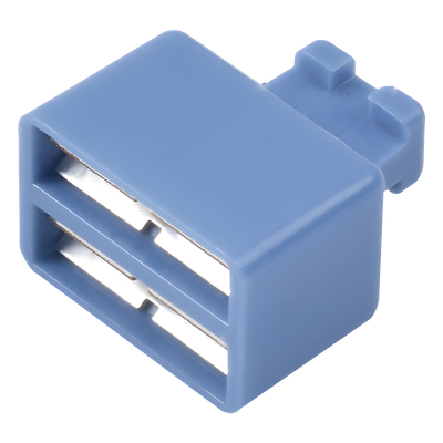 SMBC-2-6 - Clip de Puente / 1 Par / Regletas S66 / Enchufes SA-1 / Color Azul / Plástico Resistente