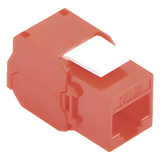 LP-KJ-610-TTRD - Módulo Jack Keystone / Cat6 / Toolless / Terminación 180° / 1 Puerto / Sin Blindaje / Color Rojo