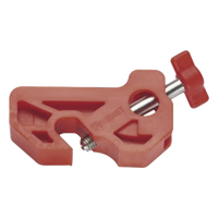 PSL-MCBNT - Bloqueador de Disyuntor Miniatura / Sin Herramientas / Nylon / 48.2 mm (0.16 ft) / Rojo / LOTO