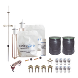 KLP-TZ-PRO - Kit Pararrayos Torre 30 m / Punta Dipolo Corona Aluminio / Electrodo Cobre 30A / Filtro Equipotencial / Accesorios Instalación Incluidos