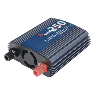 SAM-250-12 - Inversor de Corriente CD-CA / 250 W / Entrada 12 Vcc / Salida 115 Vca 60 Hz / Onda Sinusoidal Modificada / 0.82 ft Cable Encendedor