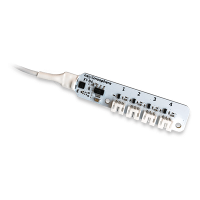 XT-B4N6 - Interfaz de Botones Push / 4 Canales / Control LED 3.3V / 256 Combinaciones / Cable X-talk 180 cm / PCB 82 mm