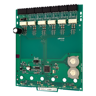 SKRELAY6 - Módulo de Relevadores Direccionable / 6 Relevadores Forma C / Comunicación SLC 2 Hilos / LEDs Dual Estado / Supervisión Total