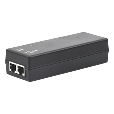 N000000L034B - Inyector PoE Gigabit / 56Vcc / 30W / Eficiencia Nivel V / Protección Cortocircuito y Sobrevoltaje / 1000BASE-T