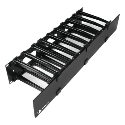 HCM-6-2U - Organizador de Cable Horizontal / Rack 19in / 2UR / 6in (0.5ft) de profundidad / Policarbonato