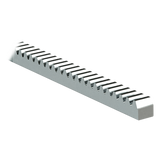 1140-0518-001 - 260 Cremallera Modulo 6 / Fabricada en Acero / Compatible Con Motores Para Puertas Corredizas Con Piñon Modulo 6