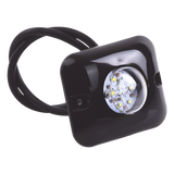 X1212RW - Kit de Luces LED Ocultas / 2 Lámparas 12 LED / Rojo-Claro / 10-24 VCC / 12 Patrones / 3.2 x 1.8 cm
