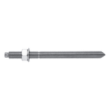 EQA-C08-110 - Espárrago Químico / Acero Galvanizado Clase 5.8 / M8 / Largo Total 110 mm / Rosca 80 mm / Recubrimiento Zinc 5μm