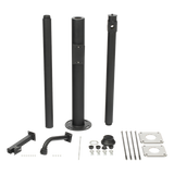 XGA-POLE-3M - Poste Seccionado para Cámara PTZ / 3 m (9.8 ft) de Altura / 3 Secciones de 1 m / Base de Cimentación 330 mm / Soporte PTZ 48.5 mm / Sellos Impermeables / Color Negro