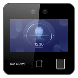 DS-K1T343EFWX-B/S - Terminal de Reconocimiento Facial y Control de Acceso / Pantalla Táctil 4.3 pulgadas / Wi-Fi / Facial, Huella, Tarjeta y QR / 1500 Rostros / Batería de Respaldo / Videoportero / Cumplimiento LFT