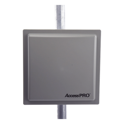 PRO-12RF - Lector RFID UHF / Alcance Ajustable 3 - 12 m (9.8 - 39.4 ft) / Frecuencia 902-928 MHz FHSS / Antena Integrada 12 dBi / Salida Wiegand 26 Bits / TCP-IP / Control de Acceso Vehicular