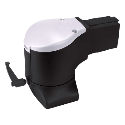 S1MFEC - Acoplamiento de Codo con Brida para Montaje de Gabinete HMI / Rotación 300° / Capacidad 180 lb (81.6 kg) / Aluminio Negro Jet / 3.3 ft (1 m) Alcance / NEMA Type 12 e IP65
