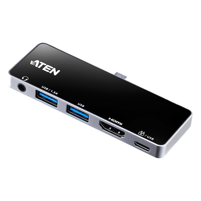 UH3238 - Dock USB-C de Viaje / Thunderbolt 3 / USB 3.2 5 Gbps / HDMI 4K 60Hz / PD 92W / 44g