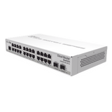 CRS326-24G-2S+IN - CRS326-24G-2S+IN, CPU 800Mhz, RAM 512MB, 24 x GEth, 2 x SFP+, 512MB RAM, RouterOS/SwitchOS