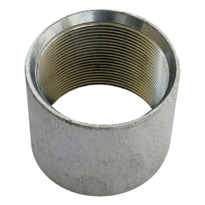 KCOP-100 - Cople para Pared Gruesa / 1 Pulgada / Acabado Liso / Protección Anticorrosiva Zinc / Etiqueta Amarilla