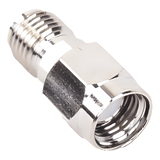 RP-3405 - Adaptador RF en Línea / Conector SMA Macho Inverso a SMA Hembra / Cuerpo Bronce Niquelado / Contacto Oro / Aislante Teflón