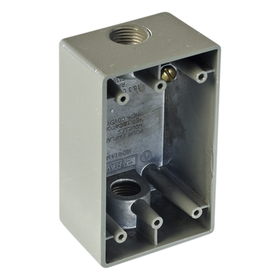 RR-0471 - Caja Condulet FS / 2 Bocas 3/4" (19.05 mm) / Aluminio Diecast / A Prueba de Intemperie / Volumen 295.2 cm³ / UL y CSA