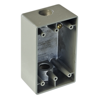 RR-0471 - Caja Condulet FS / 2 Bocas 3/4" (19.05 mm) / Aluminio Diecast / A Prueba de Intemperie / Volumen 295.2 cm³ / UL y CSA