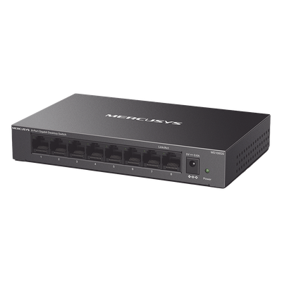 MS108GS - Mercusys MS108GS switch No administrado Gigabit Ethernet (10/100/1000) Negro