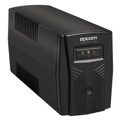 EPU500L - UPS de 500VA/300W / Regulador de Voltaje AVR / Batería de 7 Ah / 4 Tomas NEMA 5-15R / Display de LED