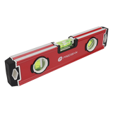PST-H080-01 - Nivel Magnético Torpedo / 9" (228 mm) / Triple Burbuja / Exactitud 1.0 mm/m / Aluminio con TPR