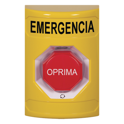 SS2209EM-ES - Botón de Emergencia Multifuncional / Acción Mantenida / LED Multicolor / UL/cUL/ADA / Diseño Antivandálico / Uso Interior-Exterior