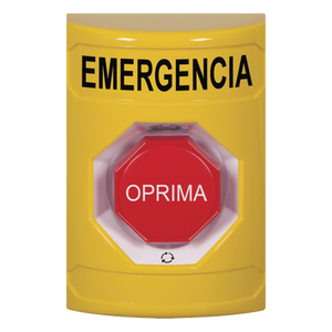 SS2209EM-ES - Botón de Emergencia Multifuncional / Acción Mantenida / LED Multicolor / UL/cUL/ADA / Diseño Antivandálico / Uso Interior-Exterior