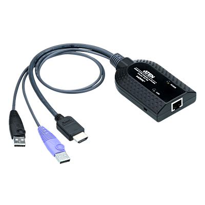 ATEN KA7188 cable para video, teclado y ratón (kvm) Negro