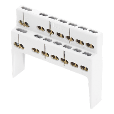 BC40M36 - Soporte con Barra de Conexión / 12-24-36 Módulos / 14 Entradas / IP40 / Curvas B-C-D / 6kA