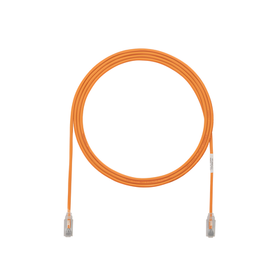 UTP28SP8INOR - Cable de Parcheo UTP / Cat6 / 28AWG / 3.8 mm / 20.2 cm (0.66 ft) / LSZH-CM / Naranja