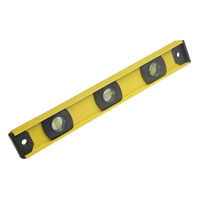 SYS-122102 - Nivel de Aluminio / 14 Pulgadas / 3 Gotas 0° 45° 90° / Precisión 0.5 mm/pulg / Aluminio Inyectado