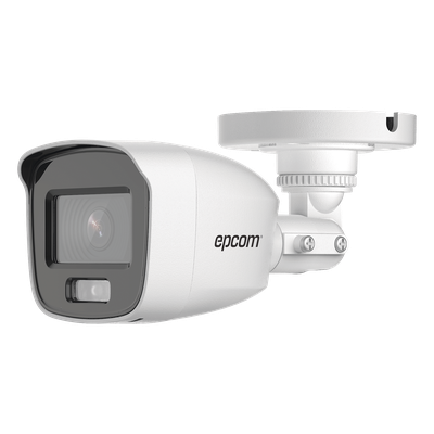 B3KTURBOHC - Cámara Bala TurboHD / 3K (2960x1665) / ColorVu 24/7 / Luz Blanca 20 m (65.6 ft) / Audio por Coaxitron / IP66 / 4 Tecnologías / WDR Digital / Metal