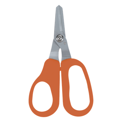PA-1511 - Tijeras para Kevlar / Corte de Fibra Óptica / Acero Cromado / Borde Dentado / Asas Ergonómicas