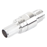 EZ-400-TF-PL-X - Conector RF TNC Hembra en Línea / Plegable con Pin Cautivo / Impedancia 50 Ω / Para Cable Coaxial RG-8/U y LMR-400