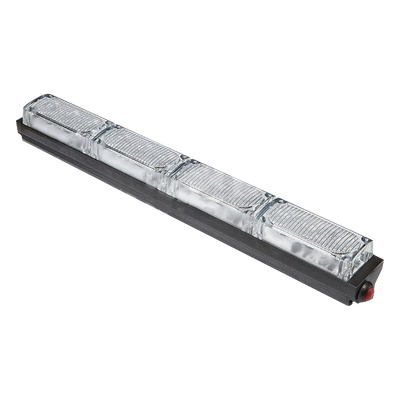 XL127H4RB - Barra de Luz de Advertencia / 4 Módulos LED / Rojo-Azul / 10-16 VCC / 1.03 ft x 1.37 in