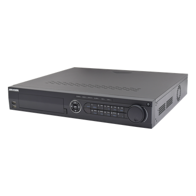 IDS-7316HQHI-M4/S(S) - DVR Pentahíbrido / 24 Canales (16 TurboHD + 8 IP) / 3K/5MP / AcuSense / Audio por Coaxitron / 4 Bahías HDD / 16 Entradas de Alarma