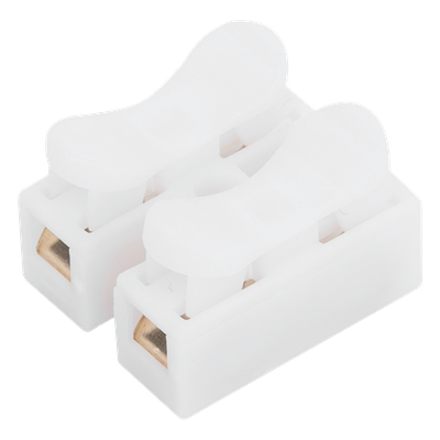 PCON2 - Conector Push / 2 Contactos / 250V / 10A / -40°C a 100°C / Cables 0.5-3.5 mm² / Material Antiflama