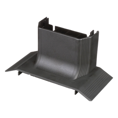 AFR4TRT70BL - Accesorio de Conexión a Canaleta de Piso / 4 Vías / PVC Rígido / Carga 907 kg / Área Interna 24.88 in² / UL94V-0 / Negro