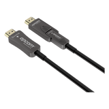 EP-FOH4K30M-D - Cable HDMI Óptico Activo / 4K@60Hz 4:4:4 / 18 Gbps / 30 m (98.4 ft) / HDMI 2.0b / HDCP 2.2 / HDR / ARC / Conector RX Desmontable