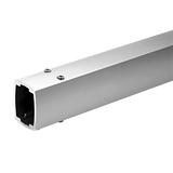 S1MT500 - Tubo Estructural de Aluminio / 500 mm (1.64 ft) / Perfil Hueco para Cableado / 6 Tornillos de Fijación / Carga 180 lb (81.6 kg) / Espesor 5.5 mm
