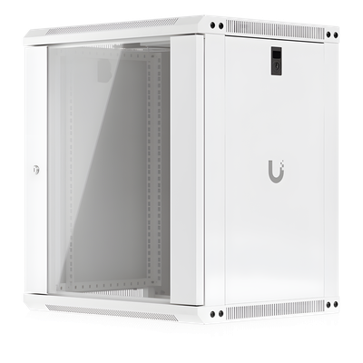 UACC-RACK-12U-WALL-450-G - Gabinete Rack 12U / 550 x 450 mm / 50 kg Carga / Vidrio Templado / 21.7 x 17.7 x 25'