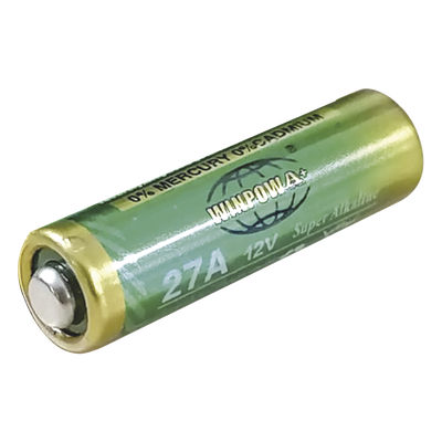 LR-27A - Bateria Alcalina / No Recargable / Tamaño 27 A / 12 V / Uso en Controles Remotos, Juguetes, Linternas, Timbres y Otros, Venta por Pieza.