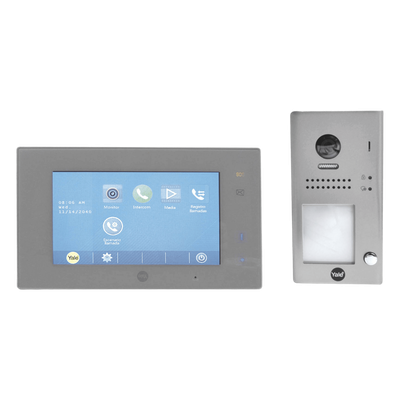 80139 - Kit de VideoPortero Manos Libres / Pantalla Táctil 7' / 110° LED / IP54 / 16 Monitores / 2 Hilos